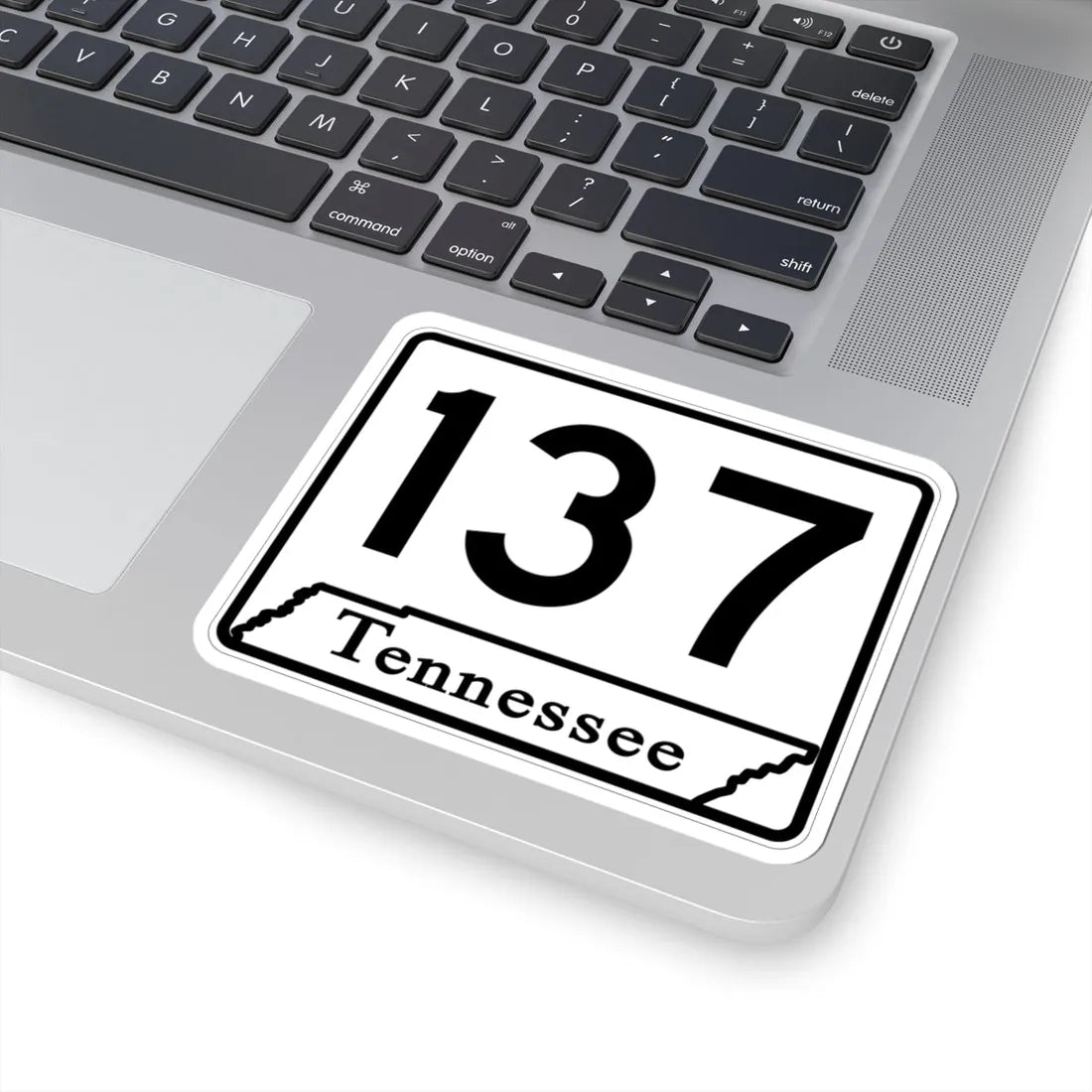 Tennessee 137 (Tennessee) (Road Sign) STICKER Vinyl Kiss-Cut Decal - The Sticker Space