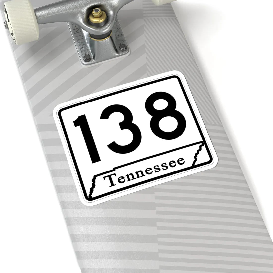 Tennessee 138 (Tennessee) (Road Sign) STICKER Vinyl Kiss-Cut Decal - The Sticker Space