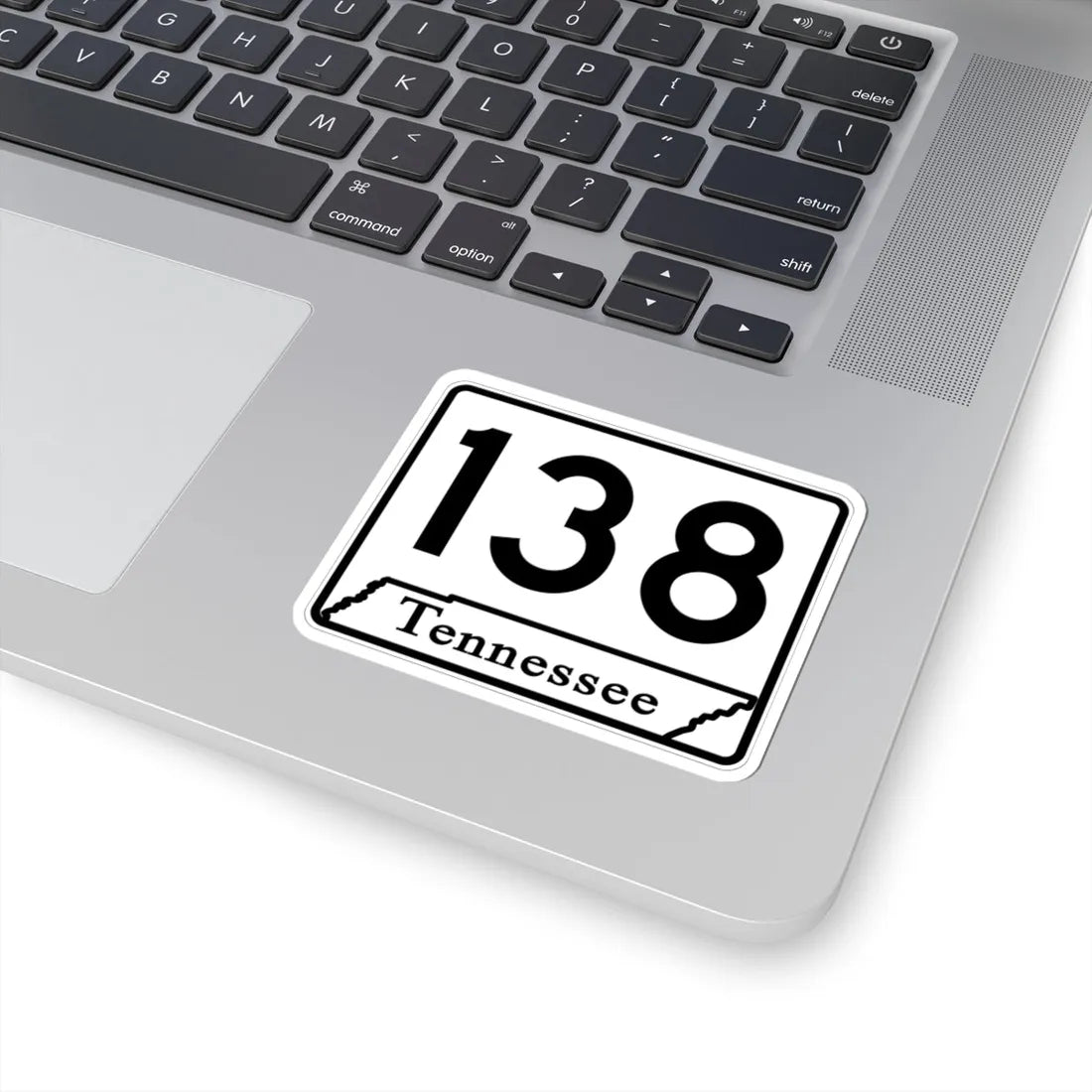 Tennessee 138 (Tennessee) (Road Sign) STICKER Vinyl Kiss-Cut Decal - The Sticker Space