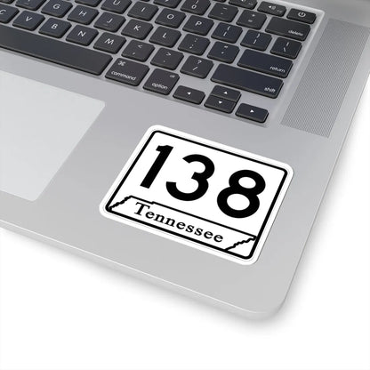 Tennessee 138 (Tennessee) (Road Sign) STICKER Vinyl Kiss-Cut Decal - The Sticker Space