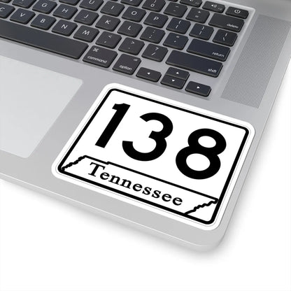 Tennessee 138 (Tennessee) (Road Sign) STICKER Vinyl Kiss-Cut Decal - The Sticker Space