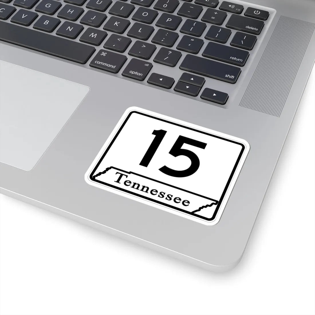 Tennessee 15 (Tennessee) (Road Sign) STICKER Vinyl Kiss-Cut Decal - The Sticker Space
