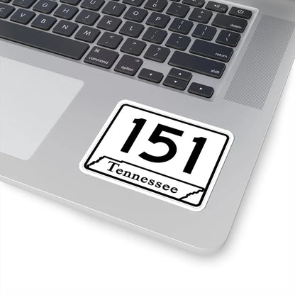 Tennessee 151 (Tennessee) (Road Sign) STICKER Vinyl Kiss-Cut Decal - The Sticker Space
