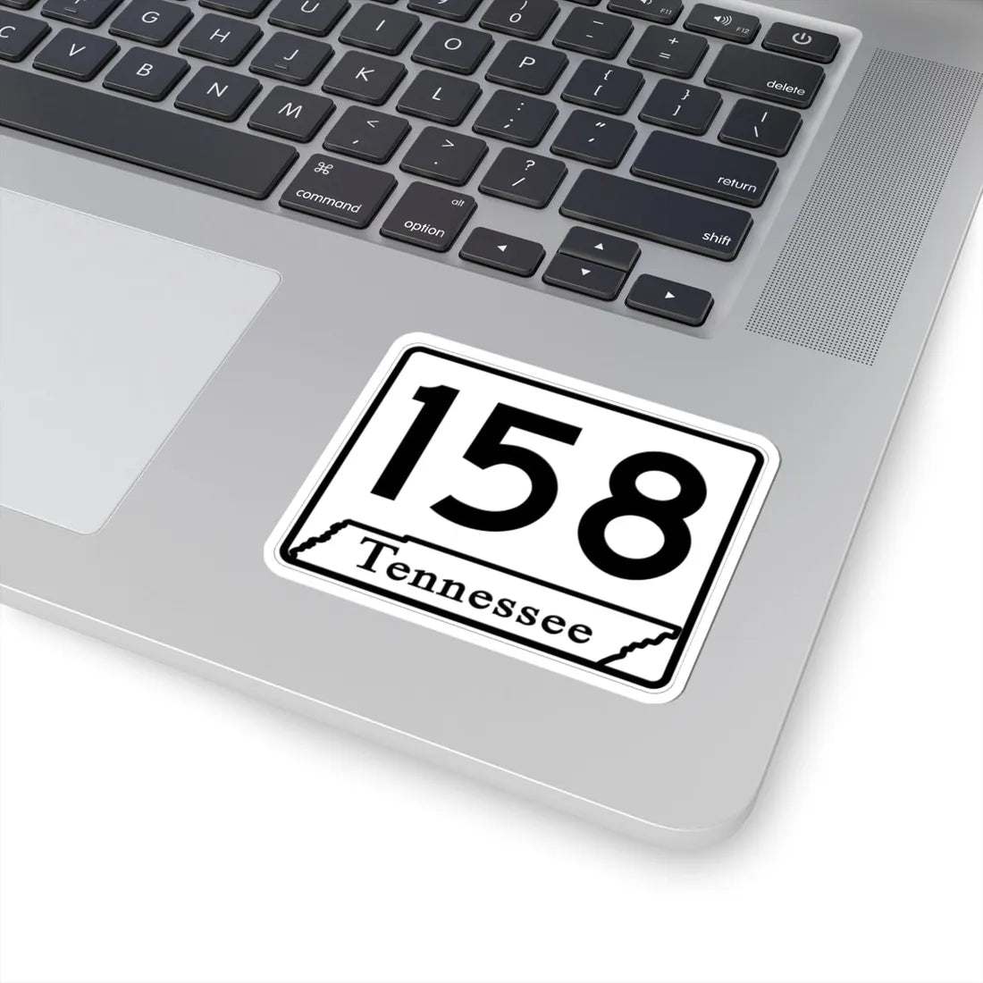 Tennessee 158 (Tennessee) (Road Sign) STICKER Vinyl Kiss-Cut Decal - The Sticker Space