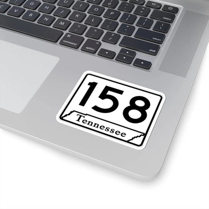 Tennessee 158 (Tennessee) (Road Sign) STICKER Vinyl Kiss-Cut Decal - The Sticker Space