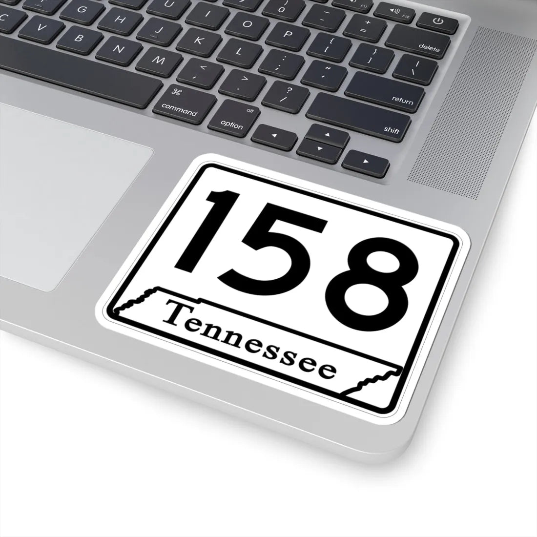 Tennessee 158 (Tennessee) (Road Sign) STICKER Vinyl Kiss-Cut Decal - The Sticker Space