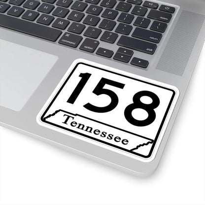 Tennessee 158 (Tennessee) (Road Sign) STICKER Vinyl Kiss-Cut Decal - The Sticker Space