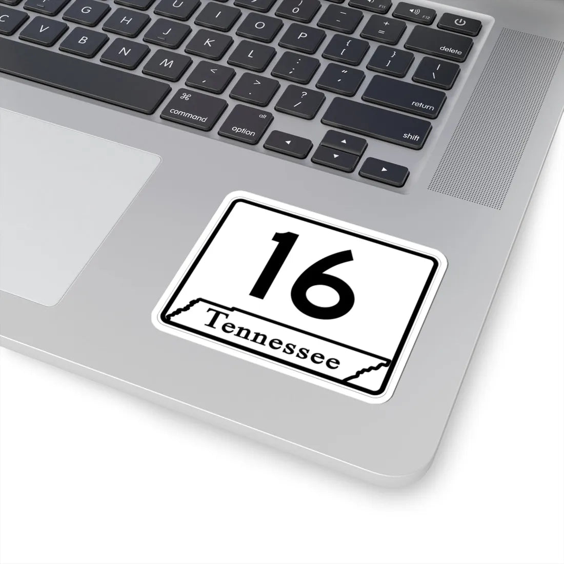 Tennessee 16 (Tennessee) (Road Sign) STICKER Vinyl Kiss-Cut Decal - The Sticker Space
