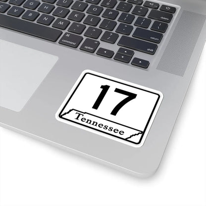 Tennessee 17 (Tennessee) (Road Sign) STICKER Vinyl Kiss-Cut Decal - The Sticker Space