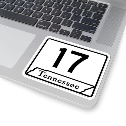 Tennessee 17 (Tennessee) (Road Sign) STICKER Vinyl Kiss-Cut Decal - The Sticker Space