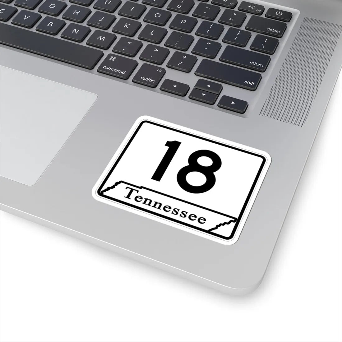 Tennessee 18 (Tennessee) (Road Sign) STICKER Vinyl Kiss-Cut Decal - The Sticker Space