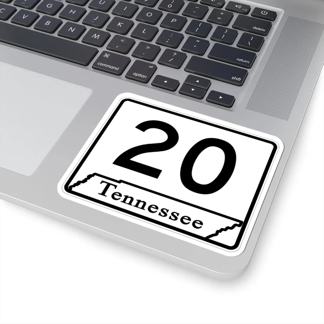 Tennessee 20 (Tennessee) (Road Sign) STICKER Vinyl Kiss-Cut Decal - The Sticker Space
