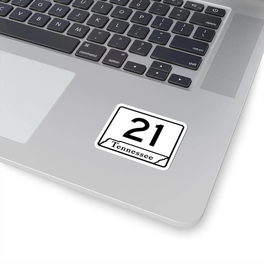 Tennessee 21 (Tennessee) (Road Sign) STICKER Vinyl Kiss-Cut Decal - The Sticker Space