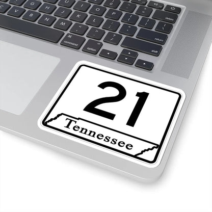 Tennessee 21 (Tennessee) (Road Sign) STICKER Vinyl Kiss-Cut Decal - The Sticker Space