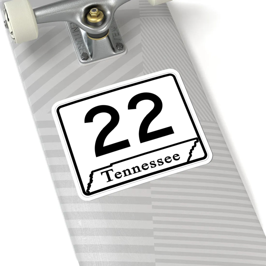 Tennessee 22 (Tennessee) (Road Sign) STICKER Vinyl Kiss-Cut Decal - The Sticker Space