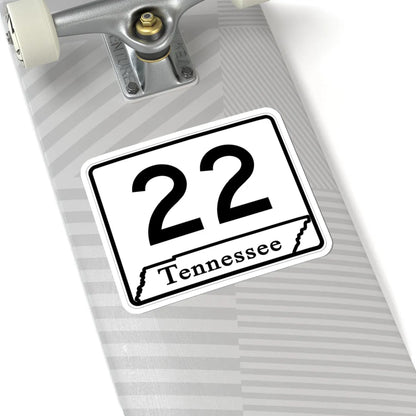 Tennessee 22 (Tennessee) (Road Sign) STICKER Vinyl Kiss-Cut Decal - The Sticker Space