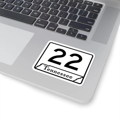 Tennessee 22 (Tennessee) (Road Sign) STICKER Vinyl Kiss-Cut Decal - The Sticker Space