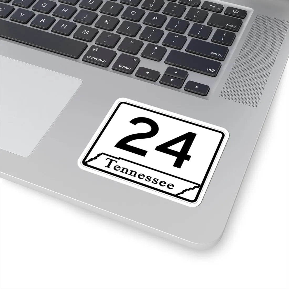 Tennessee 24 (Tennessee) (Road Sign) STICKER Vinyl Kiss-Cut Decal - The Sticker Space