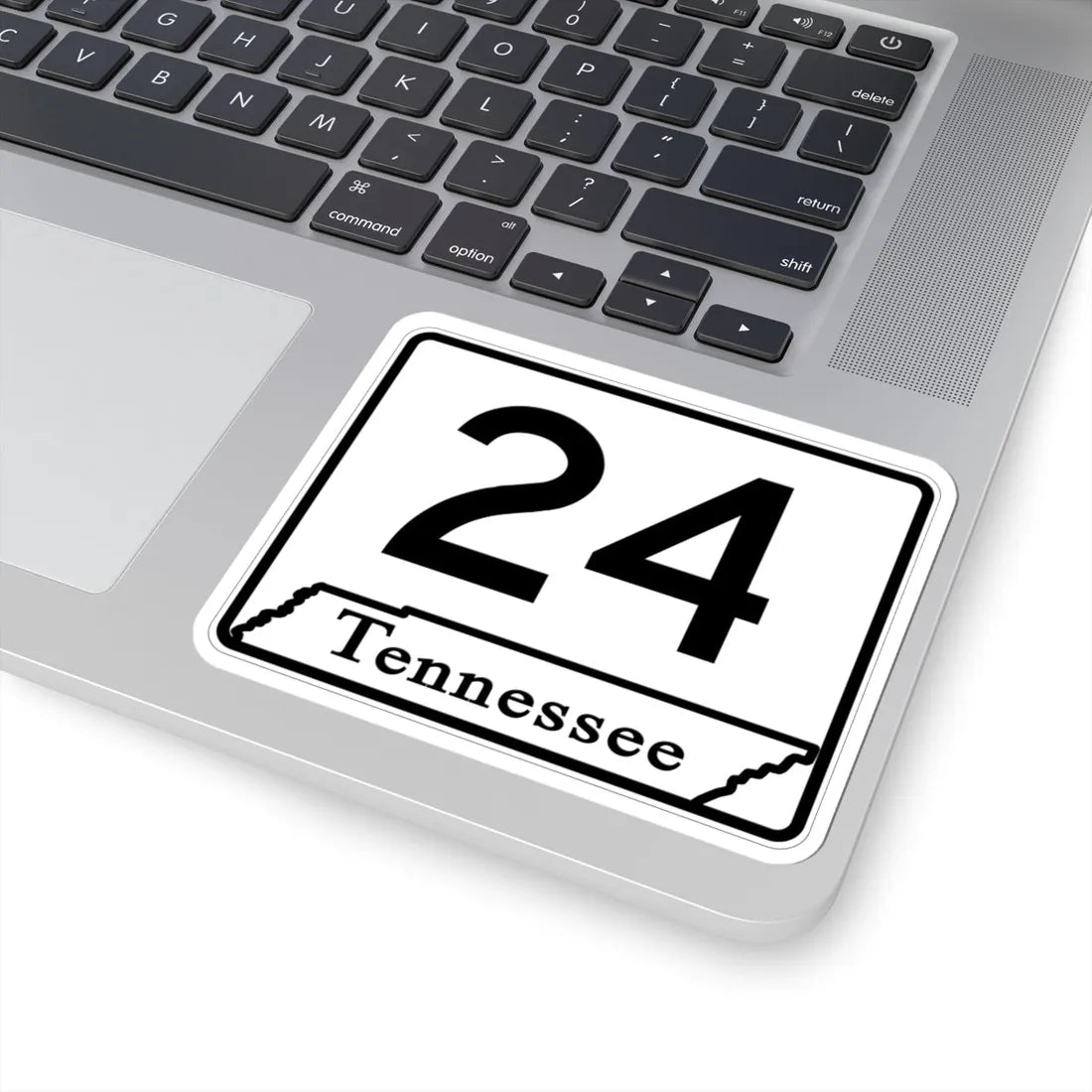 Tennessee 24 (Tennessee) (Road Sign) STICKER Vinyl Kiss-Cut Decal - The Sticker Space
