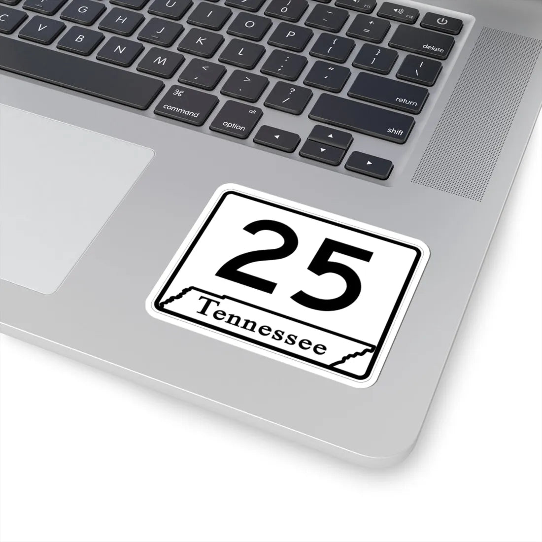 Tennessee 25 (Tennessee) (Road Sign) STICKER Vinyl Kiss-Cut Decal - The Sticker Space