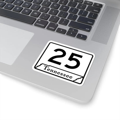 Tennessee 25 (Tennessee) (Road Sign) STICKER Vinyl Kiss-Cut Decal - The Sticker Space