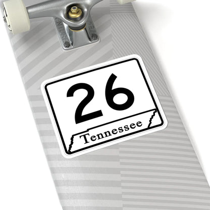 Tennessee 26 (Tennessee) (Road Sign) STICKER Vinyl Kiss-Cut Decal - The Sticker Space