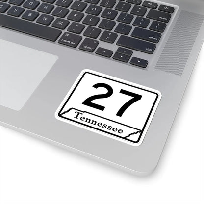 Tennessee 27 (Tennessee) (Road Sign) STICKER Vinyl Kiss-Cut Decal - The Sticker Space