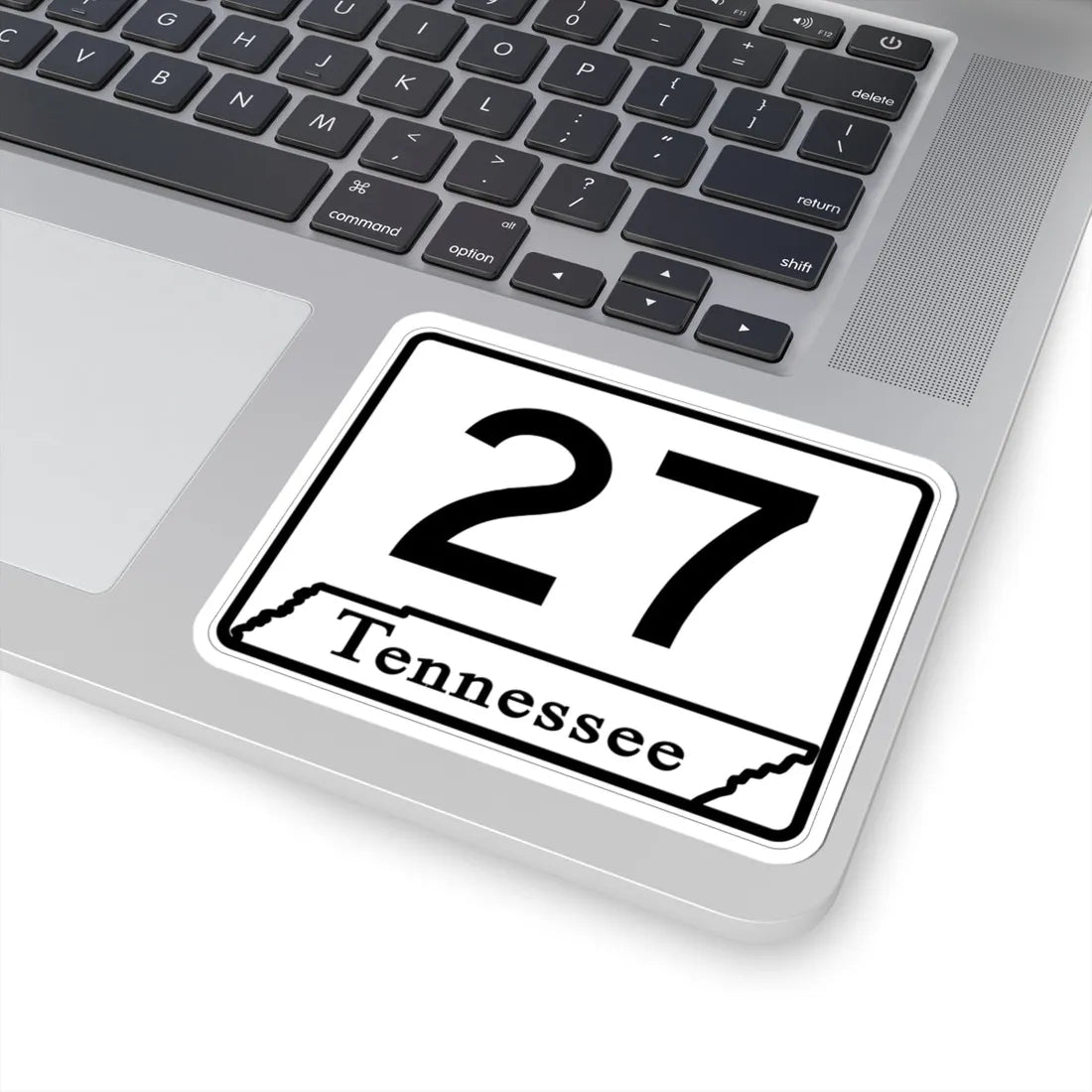 Tennessee 27 (Tennessee) (Road Sign) STICKER Vinyl Kiss-Cut Decal - The Sticker Space