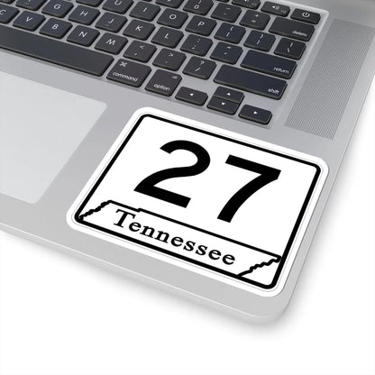 Tennessee 27 (Tennessee) (Road Sign) STICKER Vinyl Kiss-Cut Decal - The Sticker Space