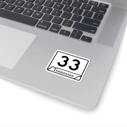 Tennessee 33 (Tennessee) (Road Sign) STICKER Vinyl Kiss-Cut Decal - The Sticker Space