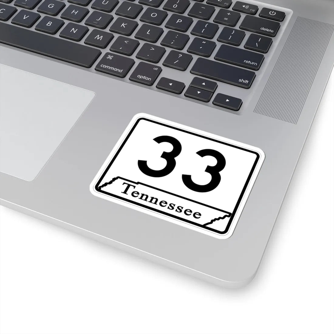 Tennessee 33 (Tennessee) (Road Sign) STICKER Vinyl Kiss-Cut Decal - The Sticker Space