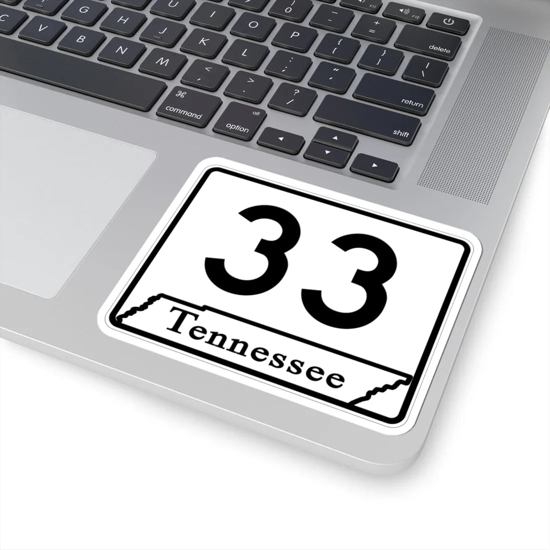 Tennessee 33 (Tennessee) (Road Sign) STICKER Vinyl Kiss-Cut Decal - The Sticker Space
