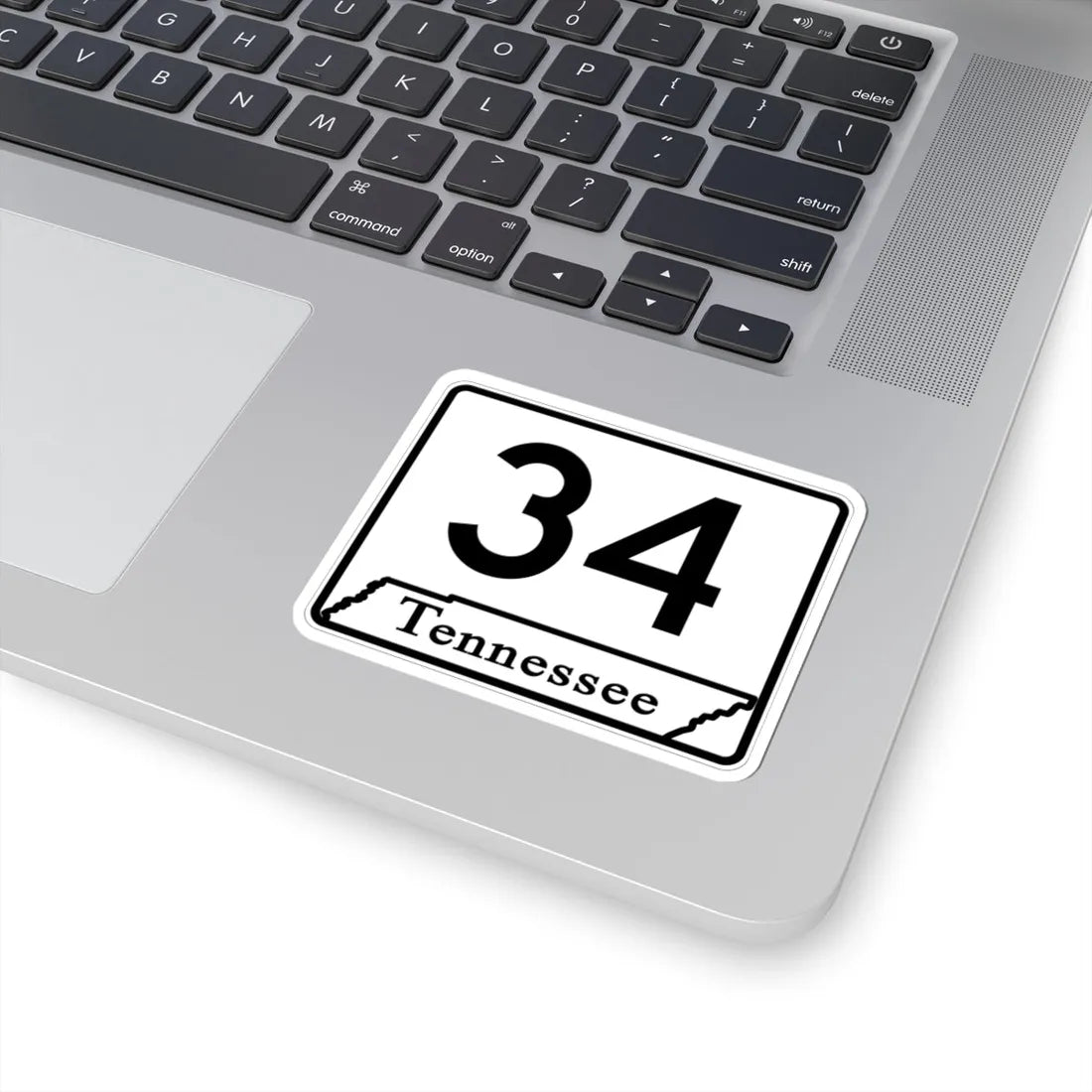 Tennessee 34 (Tennessee) (Road Sign) STICKER Vinyl Kiss-Cut Decal - The Sticker Space