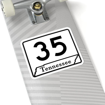 Tennessee 35 (Tennessee) (Road Sign) STICKER Vinyl Kiss-Cut Decal - The Sticker Space