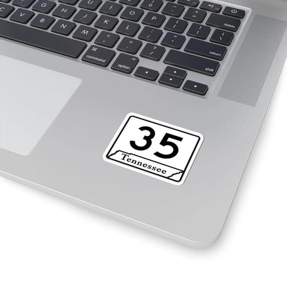Tennessee 35 (Tennessee) (Road Sign) STICKER Vinyl Kiss-Cut Decal - The Sticker Space