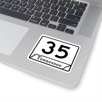 Tennessee 35 (Tennessee) (Road Sign) STICKER Vinyl Kiss-Cut Decal - The Sticker Space