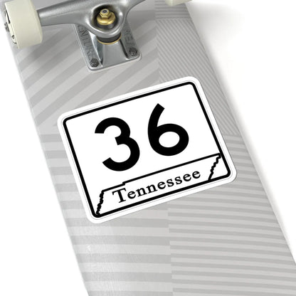 Tennessee 36 (Tennessee) (Road Sign) STICKER Vinyl Kiss-Cut Decal - The Sticker Space