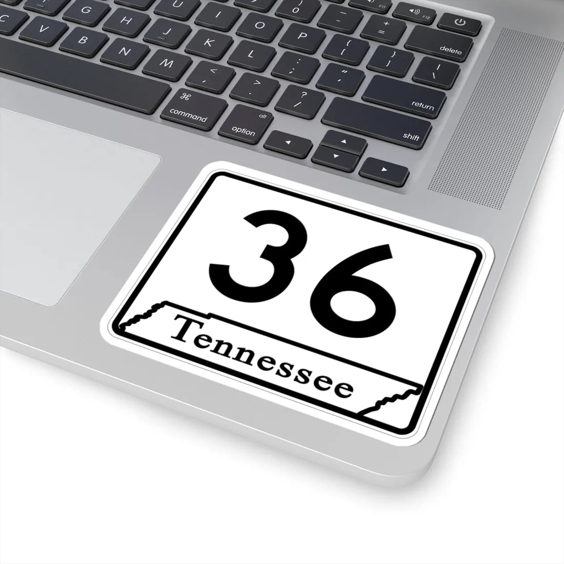 Tennessee 36 (Tennessee) (Road Sign) STICKER Vinyl Kiss-Cut Decal - The Sticker Space