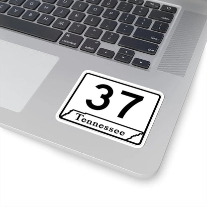 Tennessee 37 (Tennessee) (Road Sign) STICKER Vinyl Kiss-Cut Decal - The Sticker Space