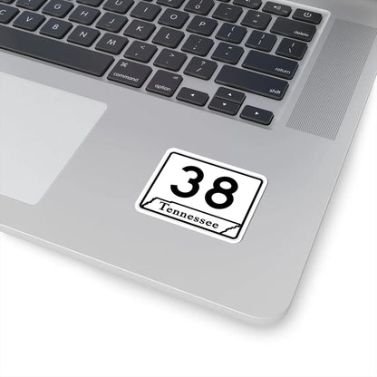 Tennessee 38 (Tennessee) (Road Sign) STICKER Vinyl Kiss-Cut Decal - The Sticker Space