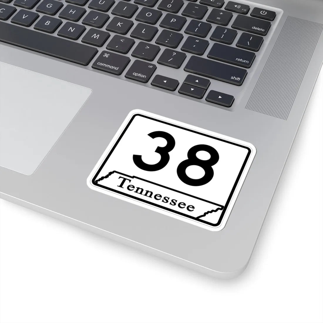 Tennessee 38 (Tennessee) (Road Sign) STICKER Vinyl Kiss-Cut Decal - The Sticker Space