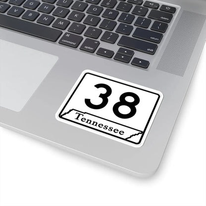 Tennessee 38 (Tennessee) (Road Sign) STICKER Vinyl Kiss-Cut Decal - The Sticker Space