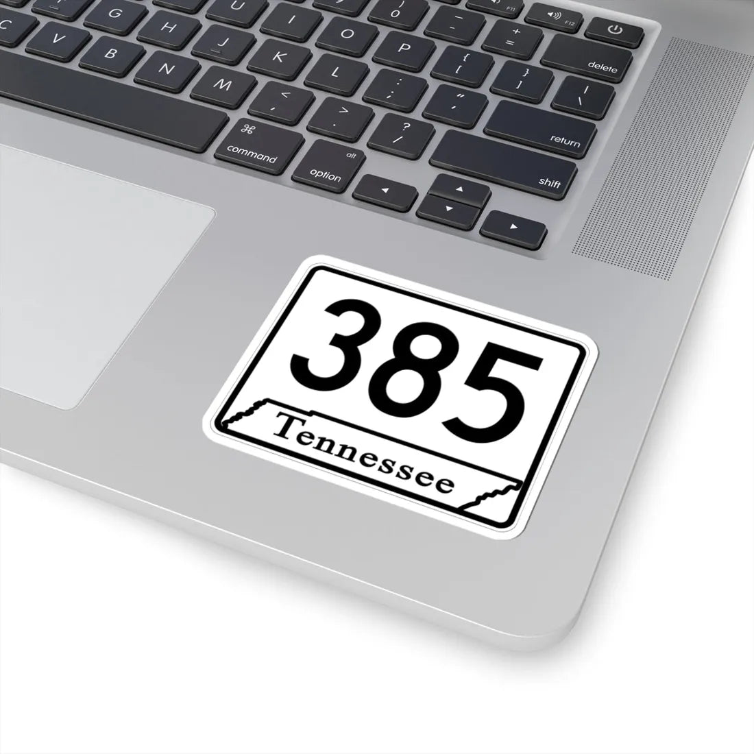 Tennessee 385 (Tennessee) (Road Sign) STICKER Vinyl Kiss-Cut Decal - The Sticker Space