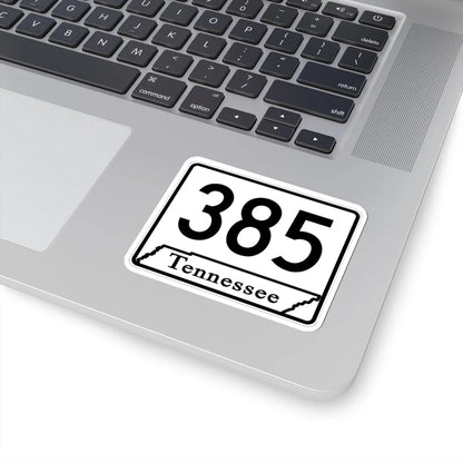 Tennessee 385 (Tennessee) (Road Sign) STICKER Vinyl Kiss-Cut Decal - The Sticker Space