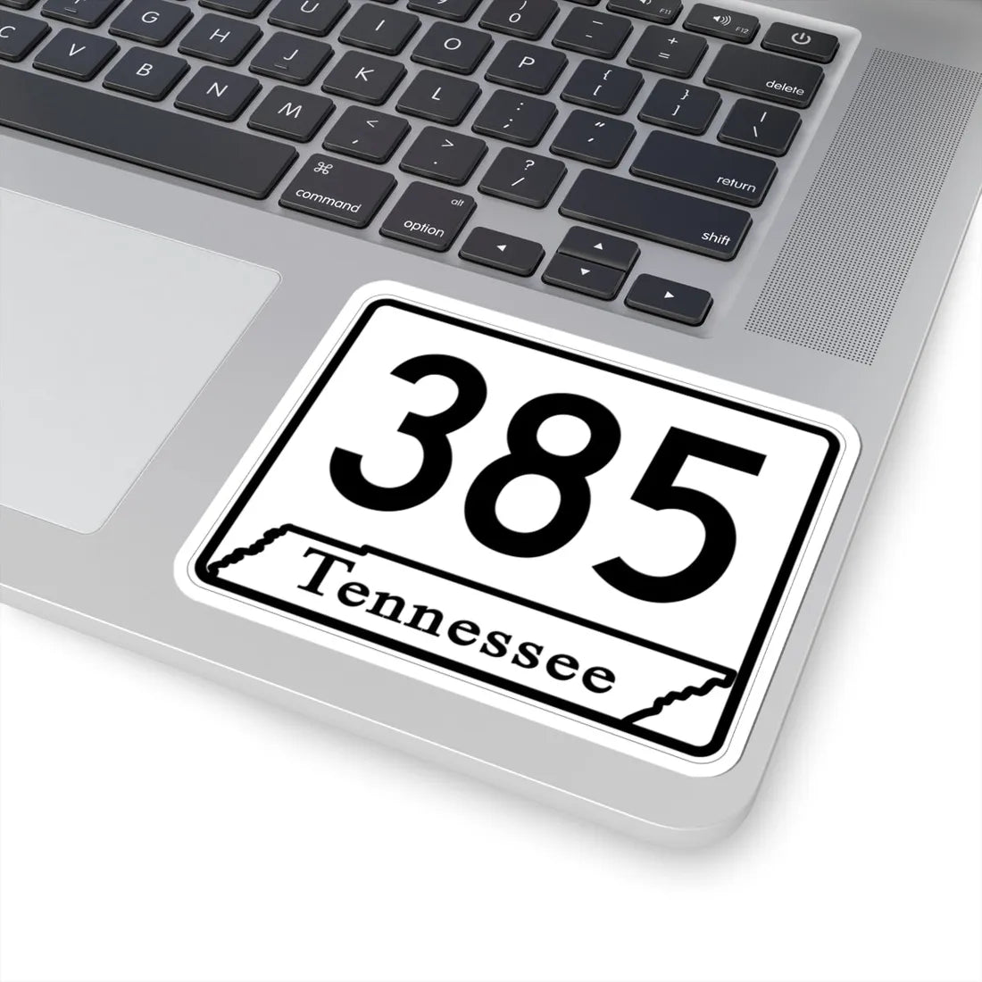 Tennessee 385 (Tennessee) (Road Sign) STICKER Vinyl Kiss-Cut Decal - The Sticker Space