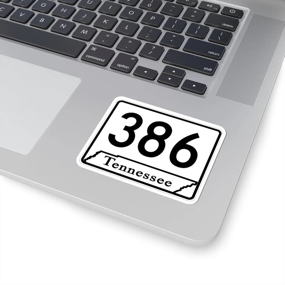Tennessee 386 (Tennessee) (Road Sign) STICKER Vinyl Kiss-Cut Decal - The Sticker Space