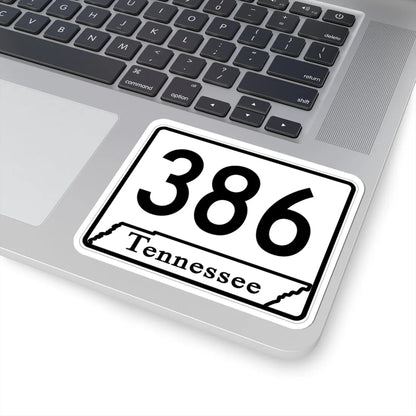 Tennessee 386 (Tennessee) (Road Sign) STICKER Vinyl Kiss-Cut Decal - The Sticker Space
