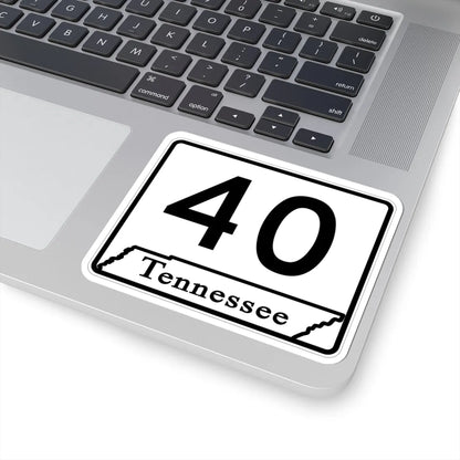 Tennessee 40 (Tennessee) (Road Sign) STICKER Vinyl Kiss-Cut Decal - The Sticker Space