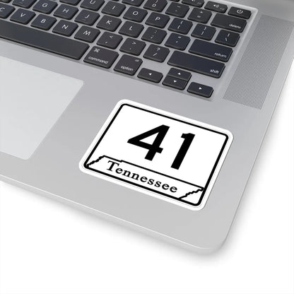 Tennessee 41 (Tennessee) (Road Sign) STICKER Vinyl Kiss-Cut Decal - The Sticker Space