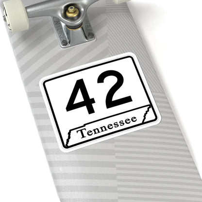 Tennessee 42 (Tennessee) (Road Sign) STICKER Vinyl Kiss-Cut Decal - The Sticker Space